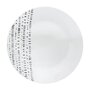Voir la diapositive 3 : SECRET DE GOURMET Service de Table 18 Pièces  Berbère  27cm Blanc