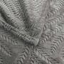 Voir la diapositive 2 : Paris Prix Plaid Uni en Flanelle  Nelia  125x150cm Gris