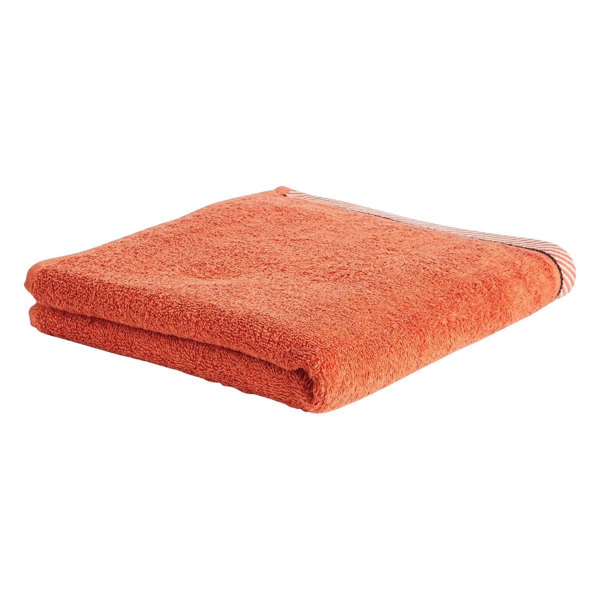 Voir la diapositive 1 : ACTUEL Serviette invité fantaisie en coton 500 g/m²