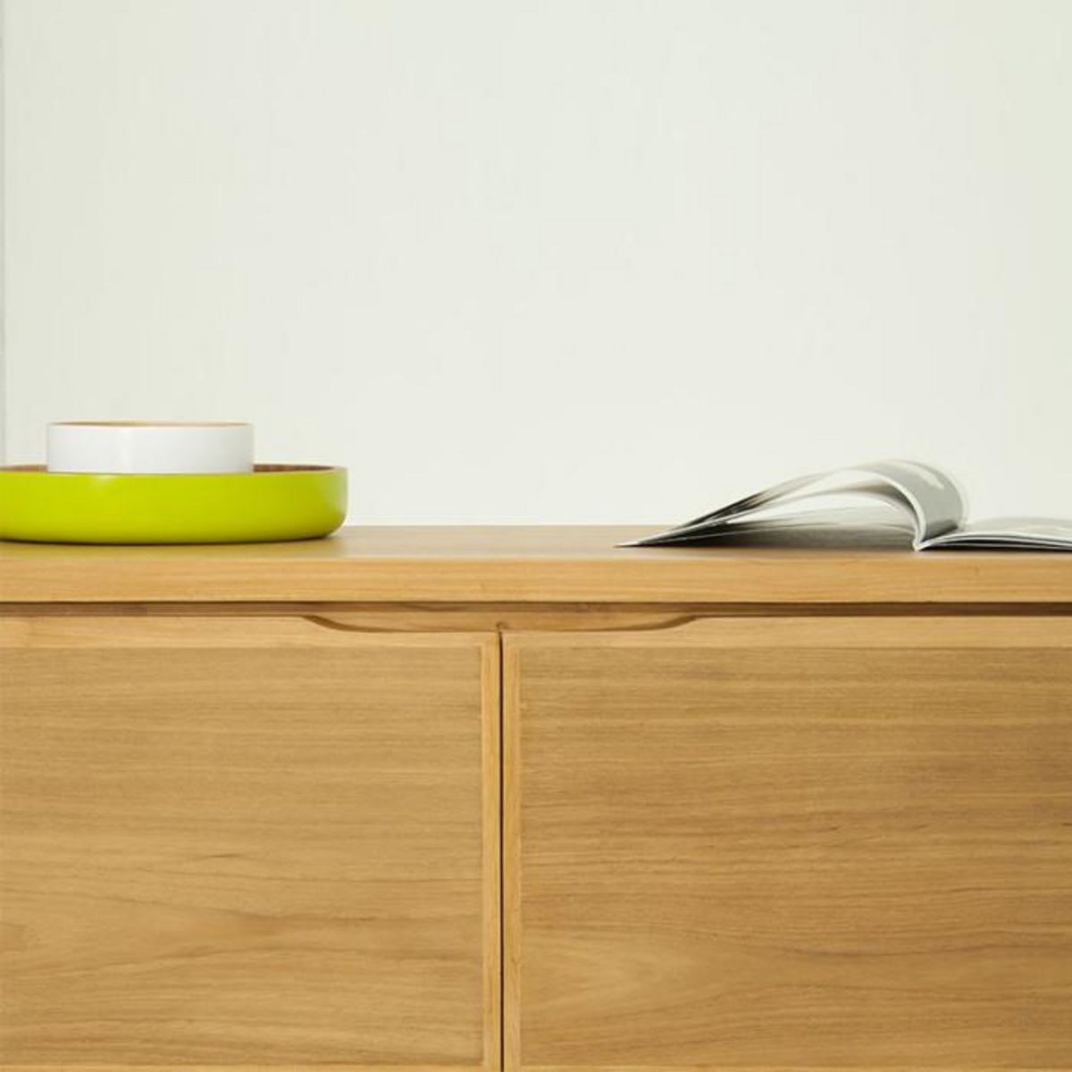 Paris Prix Meuble TV 2 Portes  Fiftees  136cm Naturel