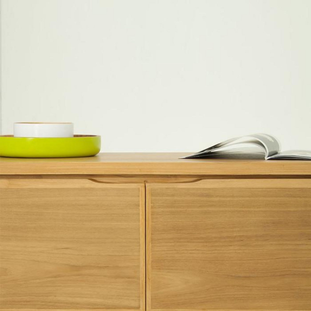 Paris Prix Meuble TV 2 Portes  Fiftees  136cm Naturel