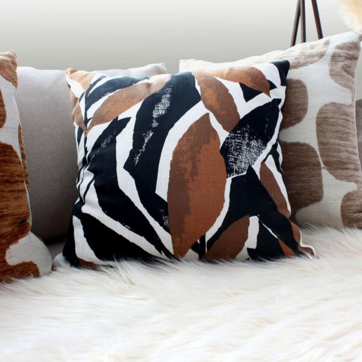 Paris Prix Coussin Déco à Motif  Copper  40x40cm Multicolore