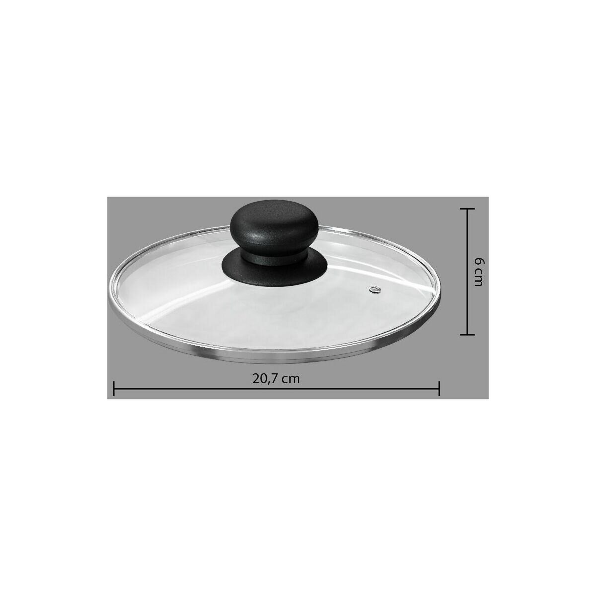 FIVE Couvercle universel en verre 20cm