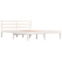 Voir la diapositive 3 : VIDAXL Cadre de lit sans matelas 120x190 cm blanc