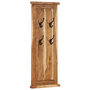 Voir la diapositive 2 : VIDAXL Porte-manteaux 2 pcs Bois massif d'acacia 38x100 cm