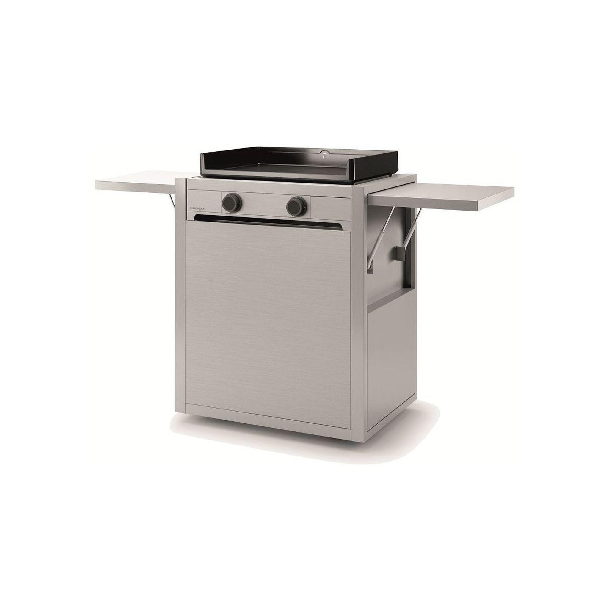FORGE ADOUR Chariot plancha ch mif 60 en inox fermé compatible plancha modern 60