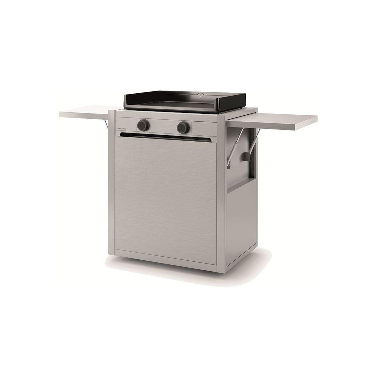 FORGE ADOUR Chariot Plancha CH MIF 60 en inox fermé compatible plancha Modern 60
