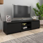 Voir la diapositive 1 : VIDAXL Meuble TV Noir 140x40x35,5 cm Bois d'ingenierie