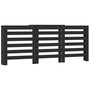 Voir la diapositive 2 : VIDAXL Cache-radiateur noir 205x21,5x83,5 cm bois d'ingenierie