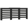 Voir la diapositive 2 : VIDAXL Cache-radiateur noir 205x21,5x83,5 cm bois d'ingenierie