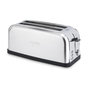 Voir la diapositive 1 : HKOENIG Grille-pain H.KoeNIG TOAS28 - 2 fentes - 3 fonctions - Thermostat réglable 7 niveaux - Acier inoxydable - Gris