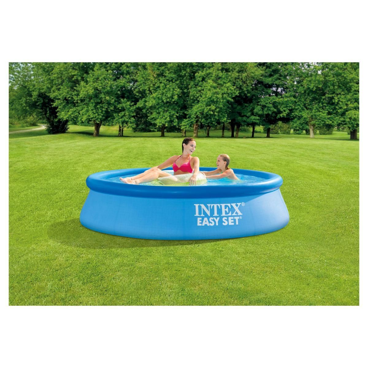 INTEX Piscine autoportée ronde - 2,44 m x 61cm - EASY SET