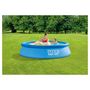 Voir la diapositive 1 : INTEX Piscine autoportée ronde - 2,44 m x 61cm - EASY SET