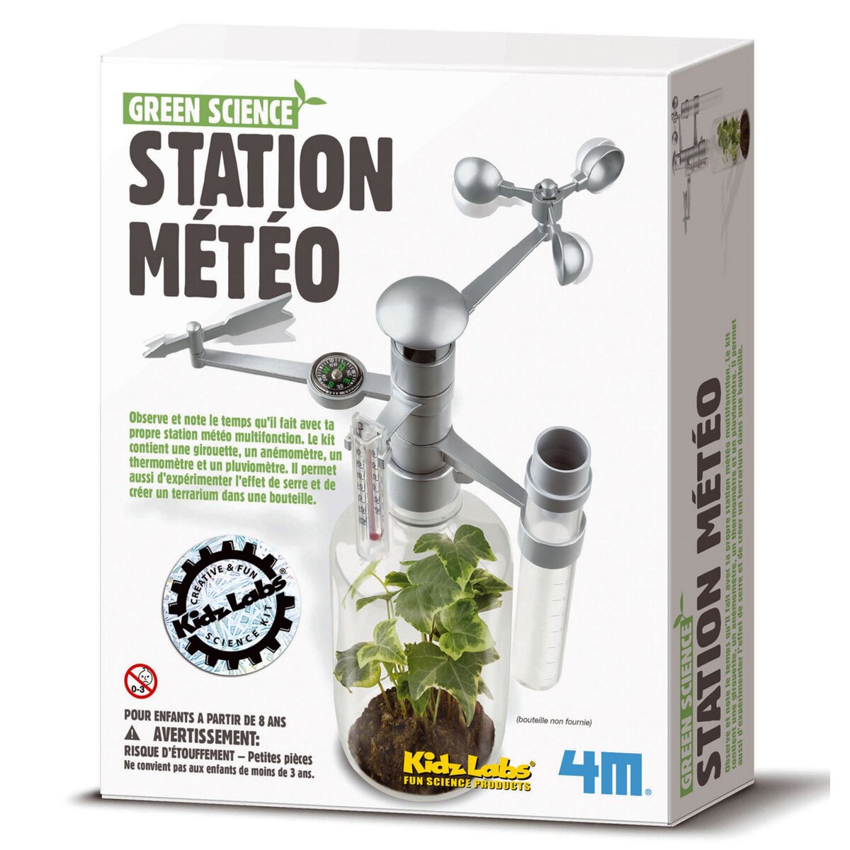 4M - Kidz Labs Kit de fabrication Green Science :  Station Météo