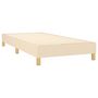 Voir la diapositive 4 : VIDAXL Cadre de lit sans matelas creme 90x190 cm tissu