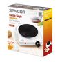 Voir la diapositive 4 : SENCO Plaque de cuisson électrique - SENCOR - SCP 1503WH-EUE4 - 1500 W - 1 foyer - Blanc