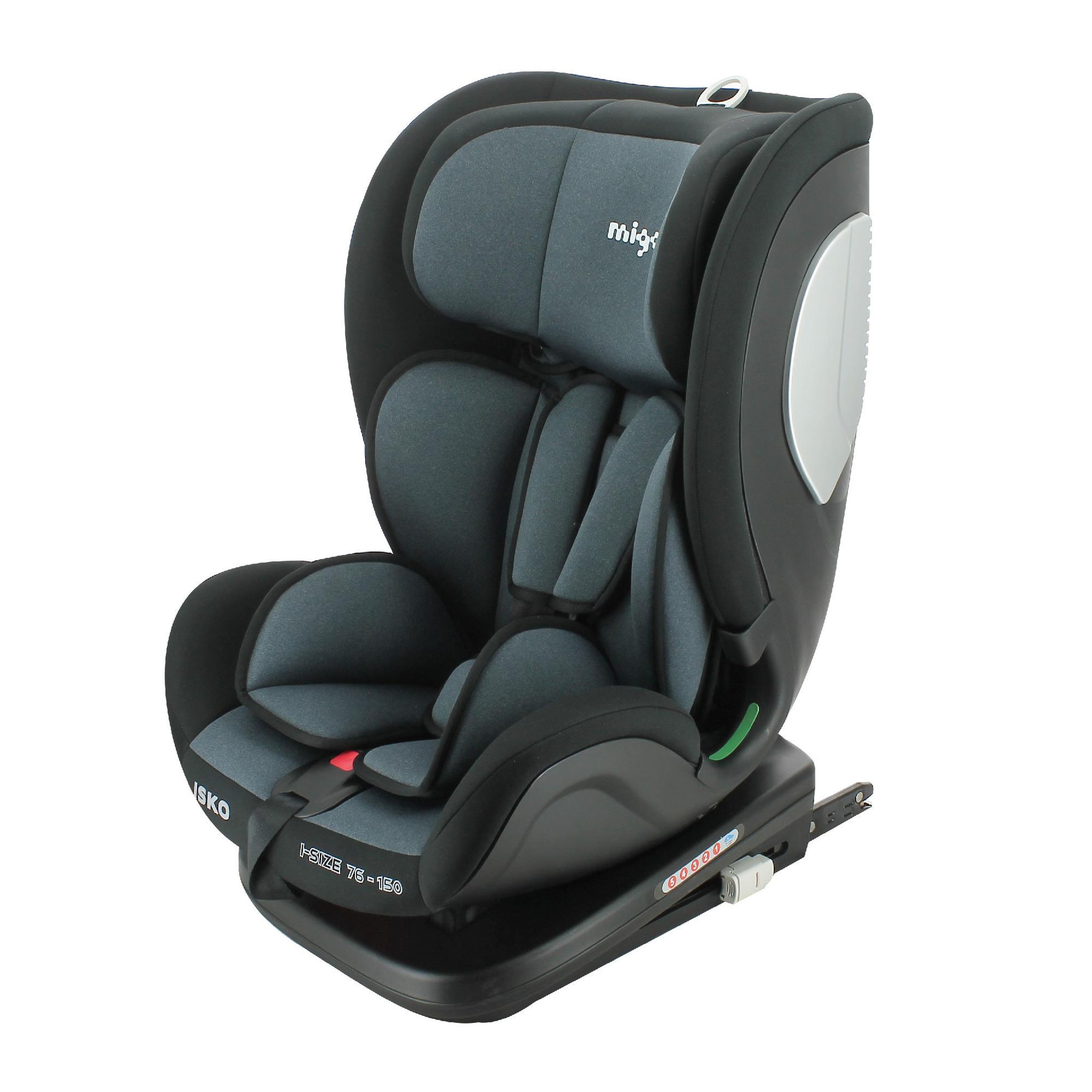 NANIA Migo -Siège auto isofix inclinable Isize 76-150cm - groupe 1/2/3 (9-36kg)- protection latérale- housse confort