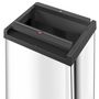 Voir la diapositive 2 : HAILO Poubelle grand volume 60L Big-Box Swing Inox