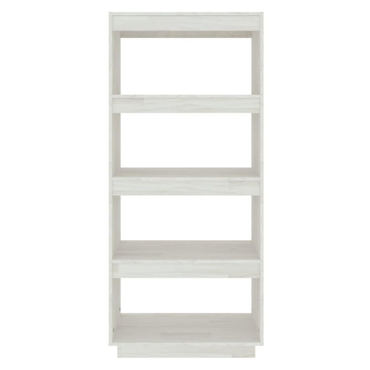 VIDAXL Bibliotheque/Separateur de piece Blanc 60x35x135 cm Pin massif