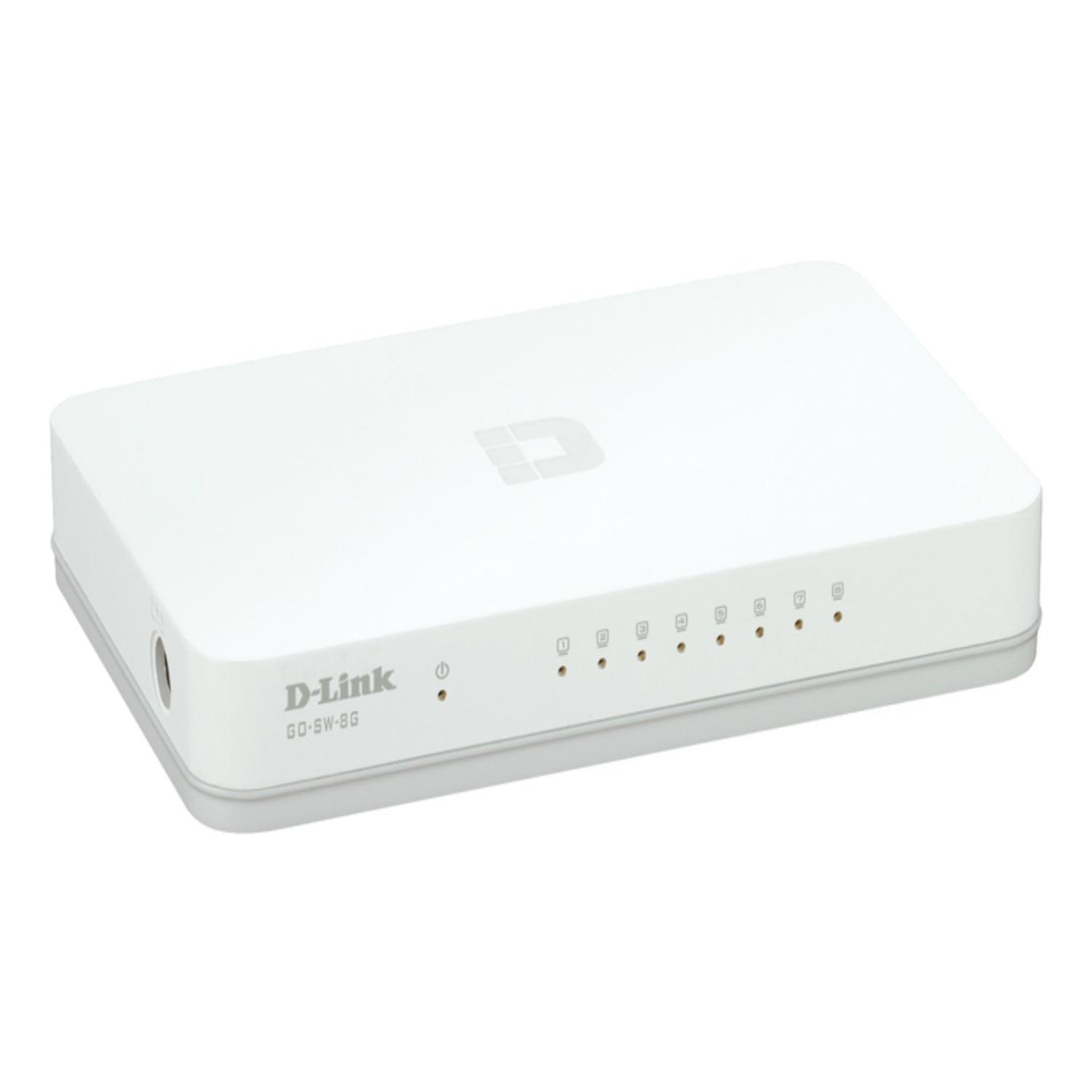 Voir la diapositive 3 : D-Link Commutateur Ethernet D-Link GO-SW-8G 8 ports Gigabit blanc