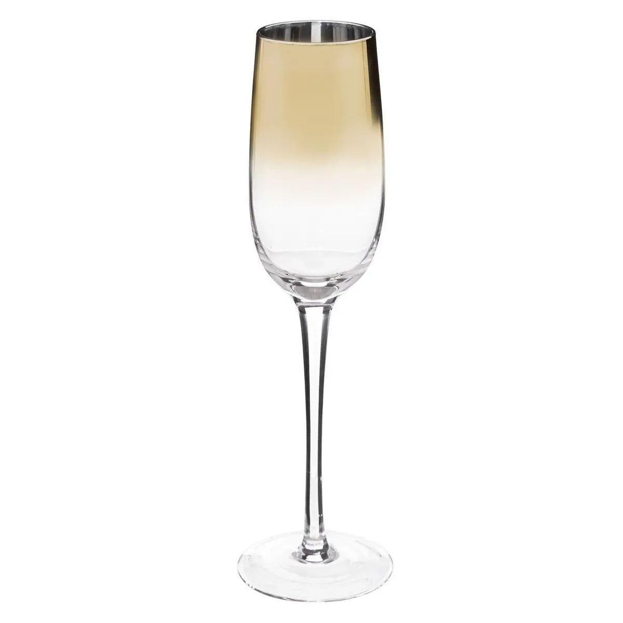 Voir la diapositive 2 : SECRET DE GOURMET Lot de 6 flûtes à champagne  arya  21cl or