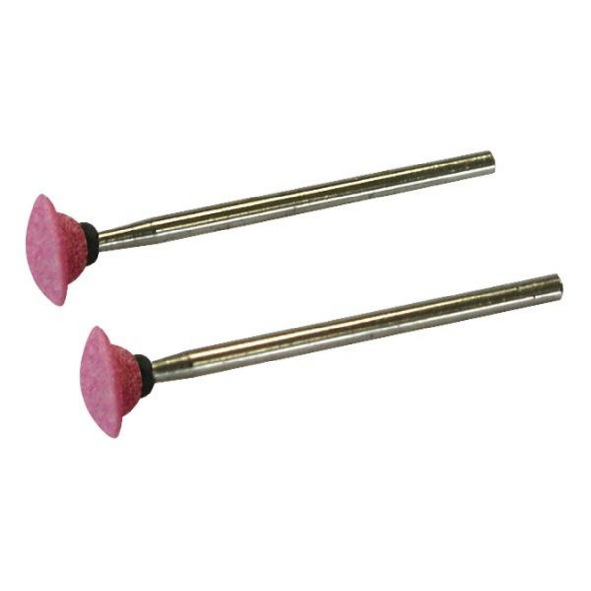 MAXICRAFT 2 meules oxyde d'alumine lenticulaire Ø 10 mm