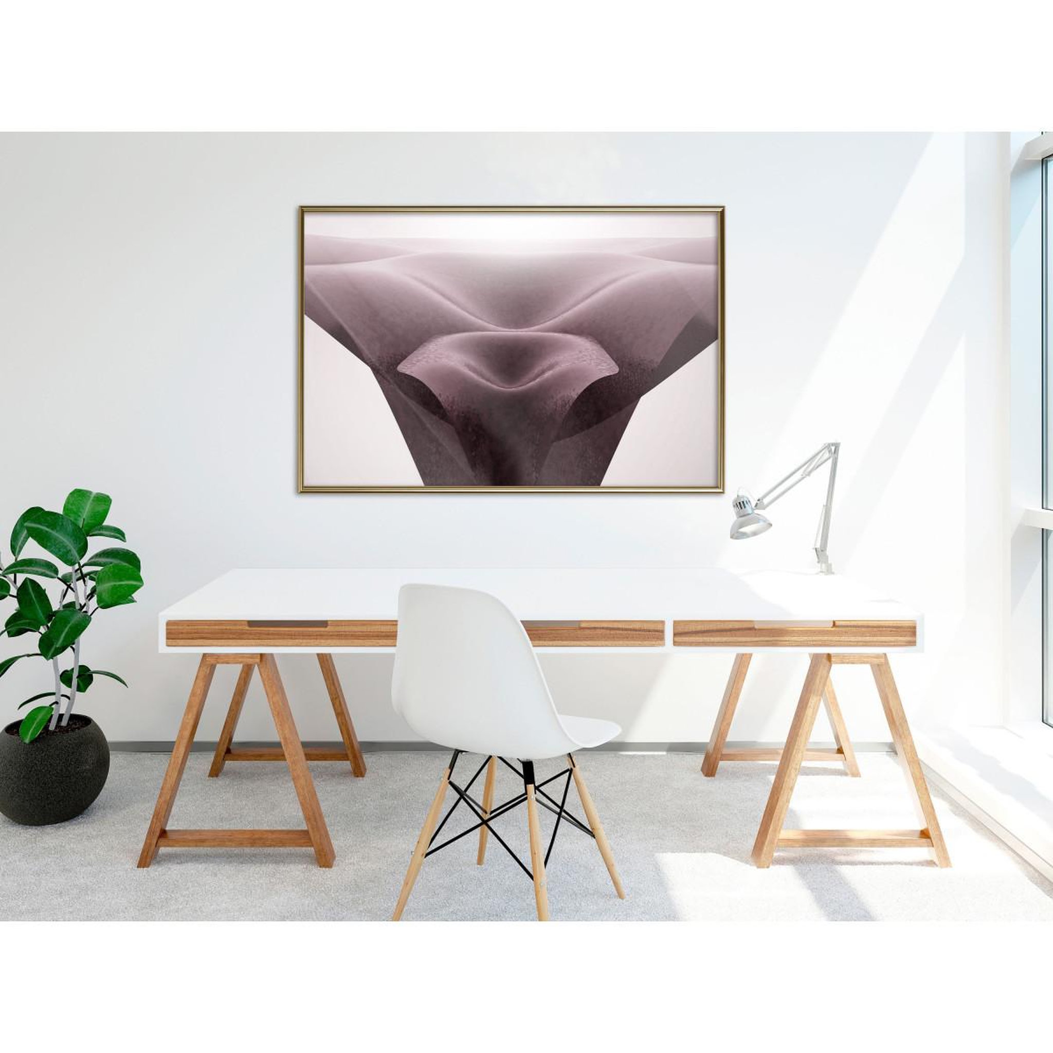 Voir la diapositive 2 : Paris Prix Affiche murale encadrée  surreal dunes