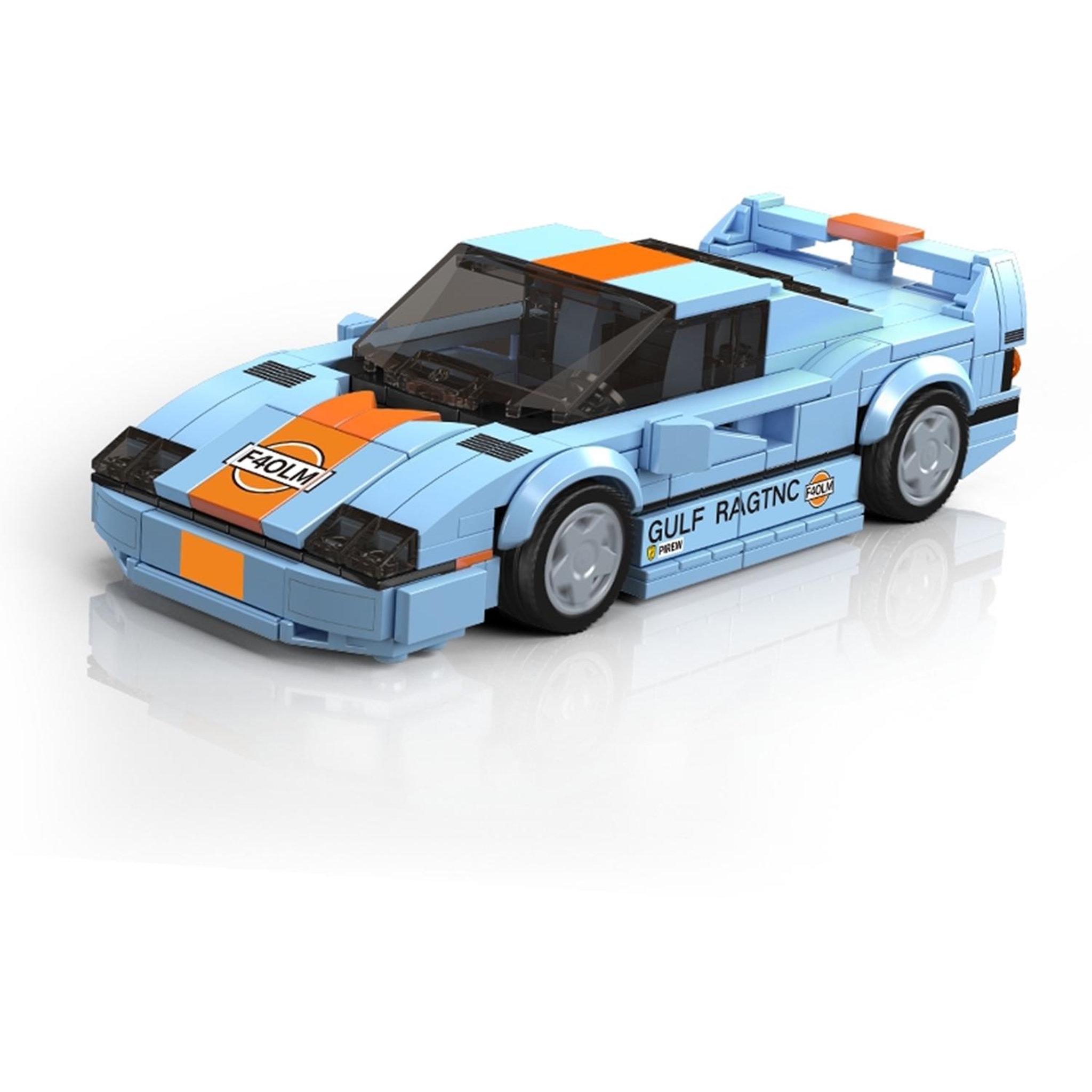 Voir la diapositive 3 : MOULD KING F40 LM Sports Car + Vitrine