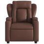 Voir la diapositive 4 : VIDAXL Fauteuil de massage inclinable Marron Similicuir