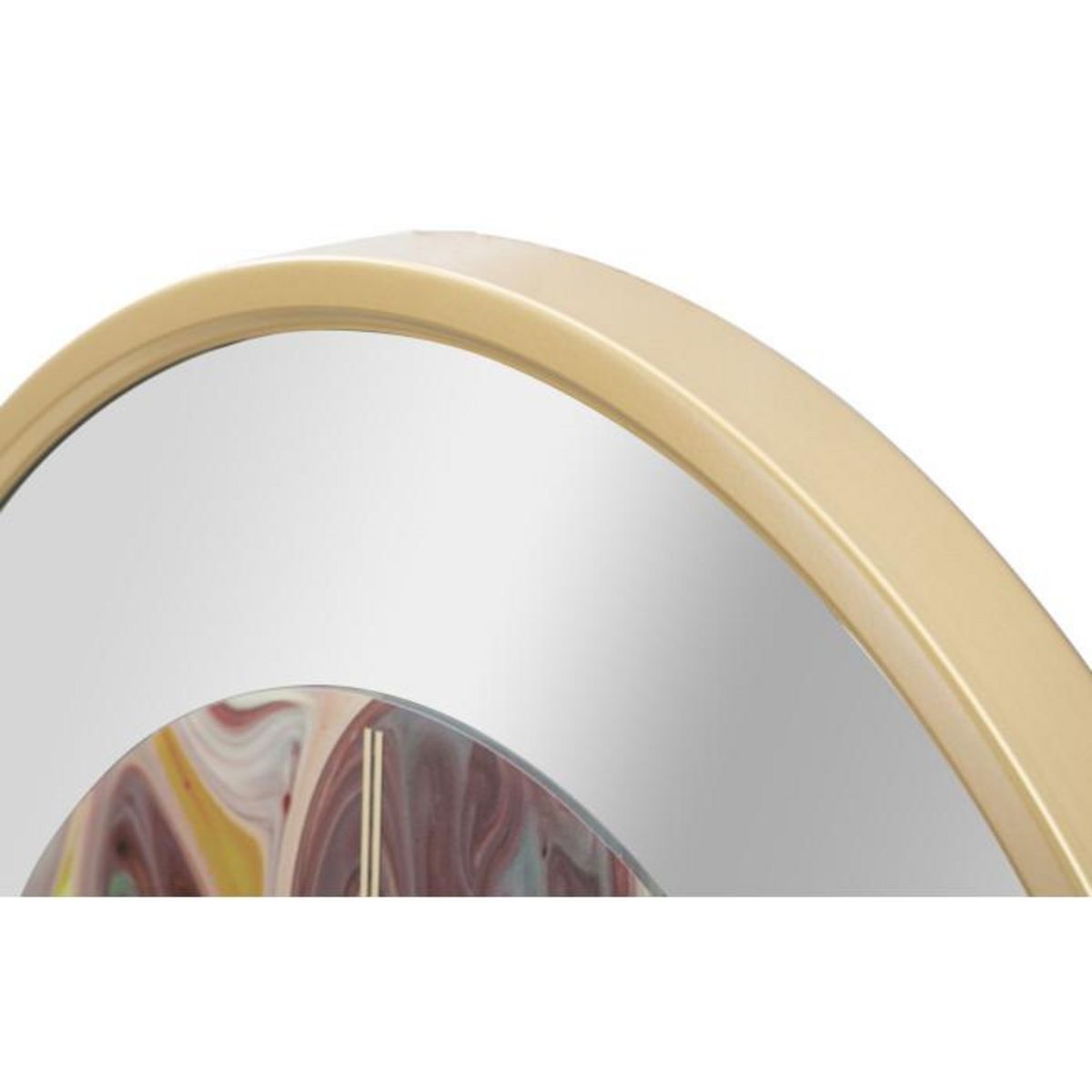 Paris Prix Horloge Murale en Verre  Miroir Mix  60cm Multicolore
