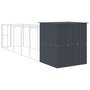 Voir la diapositive 5 : VIDAXL Niche pour chien avec cour anthracite 165x659x181 cm