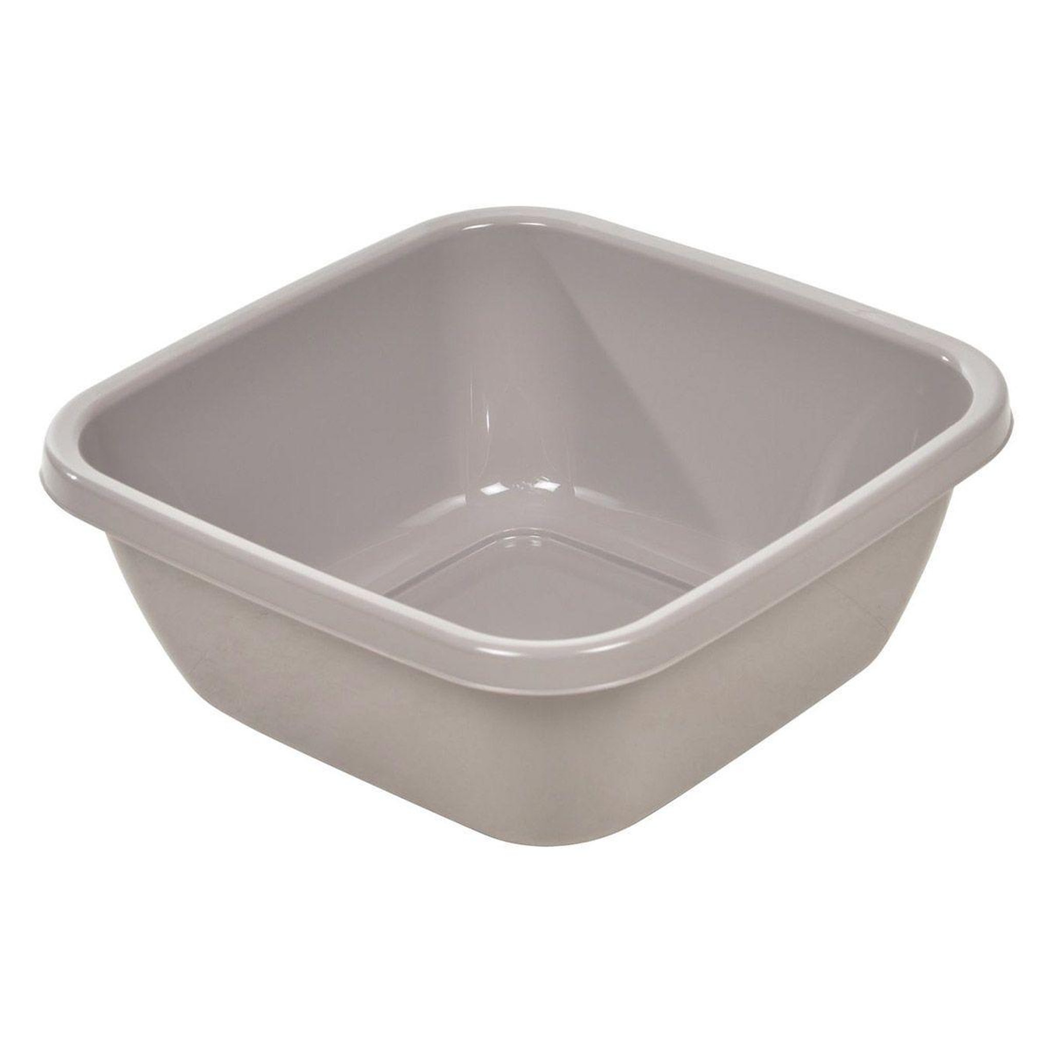 HOMEA Bassine carrée  bassin  6l taupe