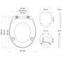 Voir la diapositive 6 : TIGER Tiger Siege de toilette Comfort Care Extra haut