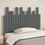 Voir la diapositive 3 : VIDAXL Tete de lit murale Gris 108x3x80 cm Bois massif de pin