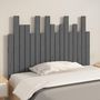 Voir la diapositive 3 : VIDAXL Tete de lit murale Gris 108x3x80 cm Bois massif de pin