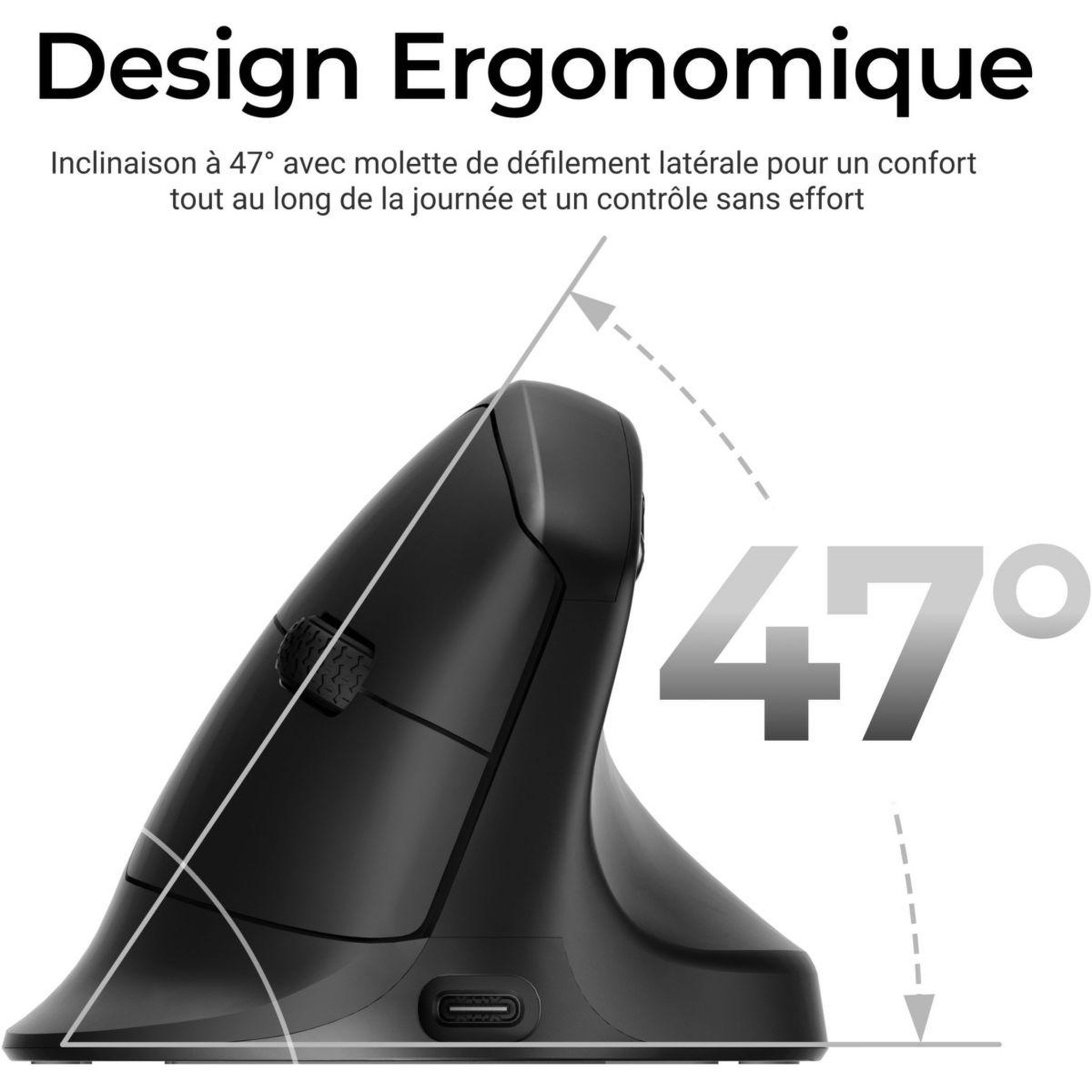 Voir la diapositive 4 : KEYCHRON Souris Gamer Sans Fil M5 8K Wireless