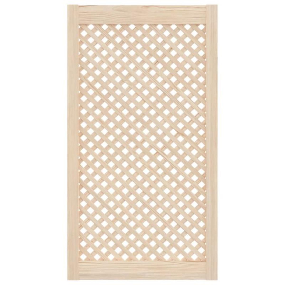 VIDAXL Portes d armoires en treillis 2 pcs 49,5x99 cm pin massif