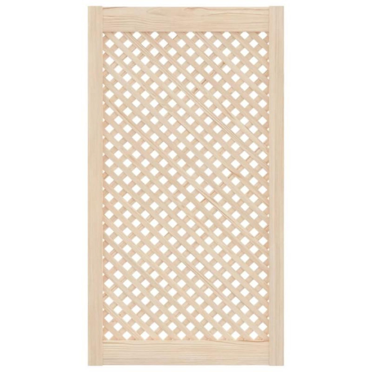 VIDAXL Portes d armoires en treillis 2 pcs 49,5x99 cm pin massif