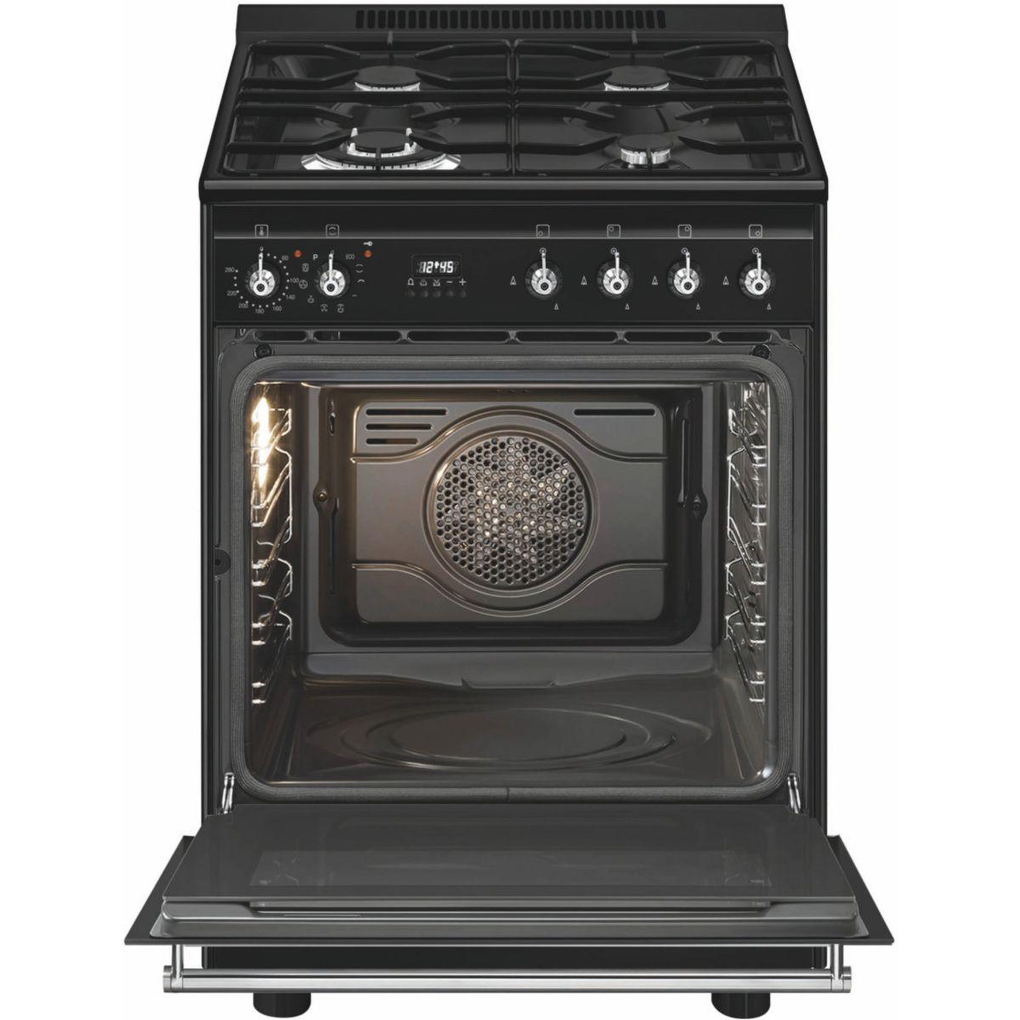 Voir la diapositive 2 : SMEG Cuisinière gaz gp61bl9