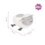 Voir la diapositive 2 : BADABULLE Veilleuse bébé peluche mouton projection d'étoiles
