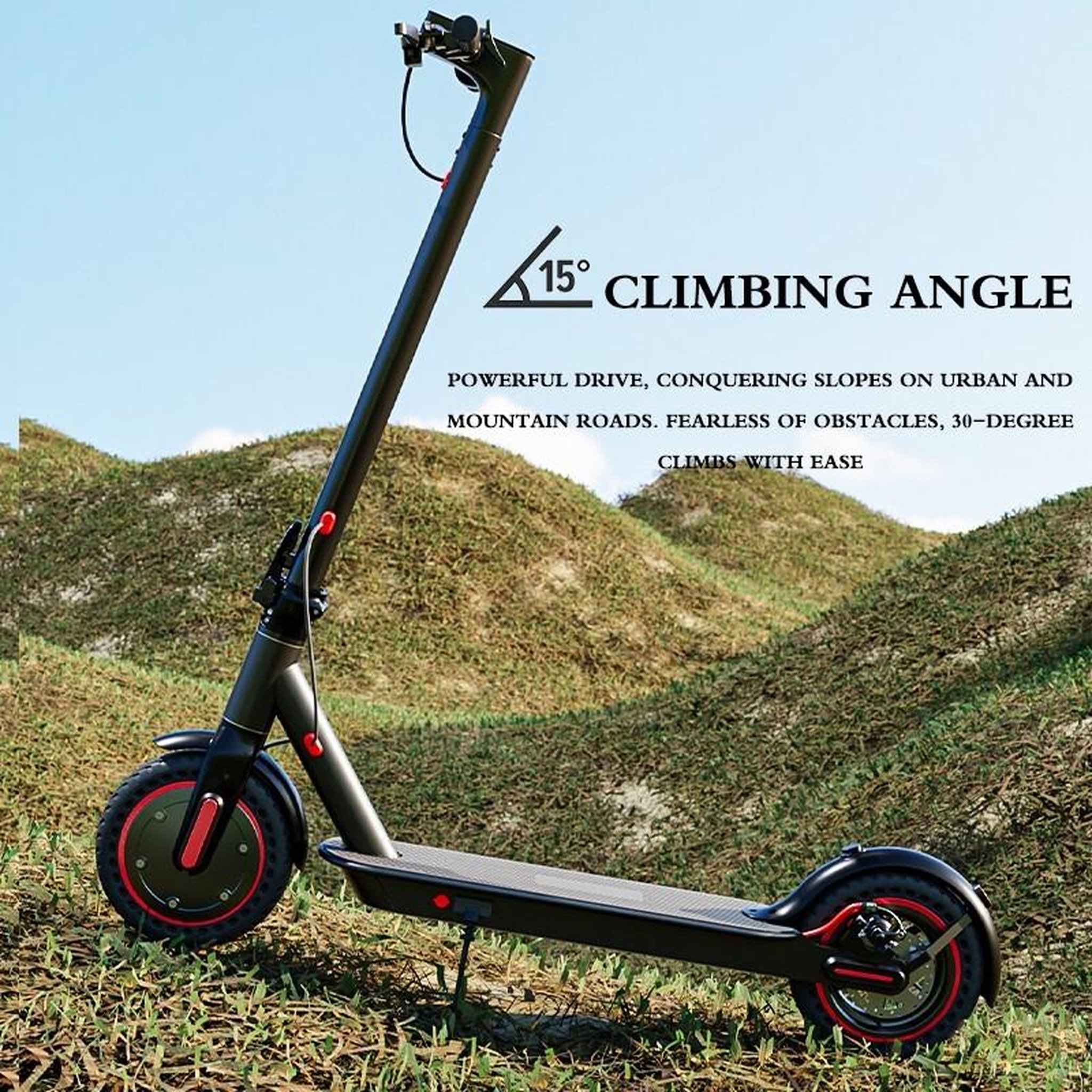 Voir la diapositive 4 : AOVO Trottinette électrique aovo t1 8,5 pouces, légère et idéale pour les trajets domicile-travail, 36 v 10,4 ah