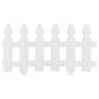 Voir la diapositive 7 : Jardikt Bordurettes plastiques blanches x10 - cloture