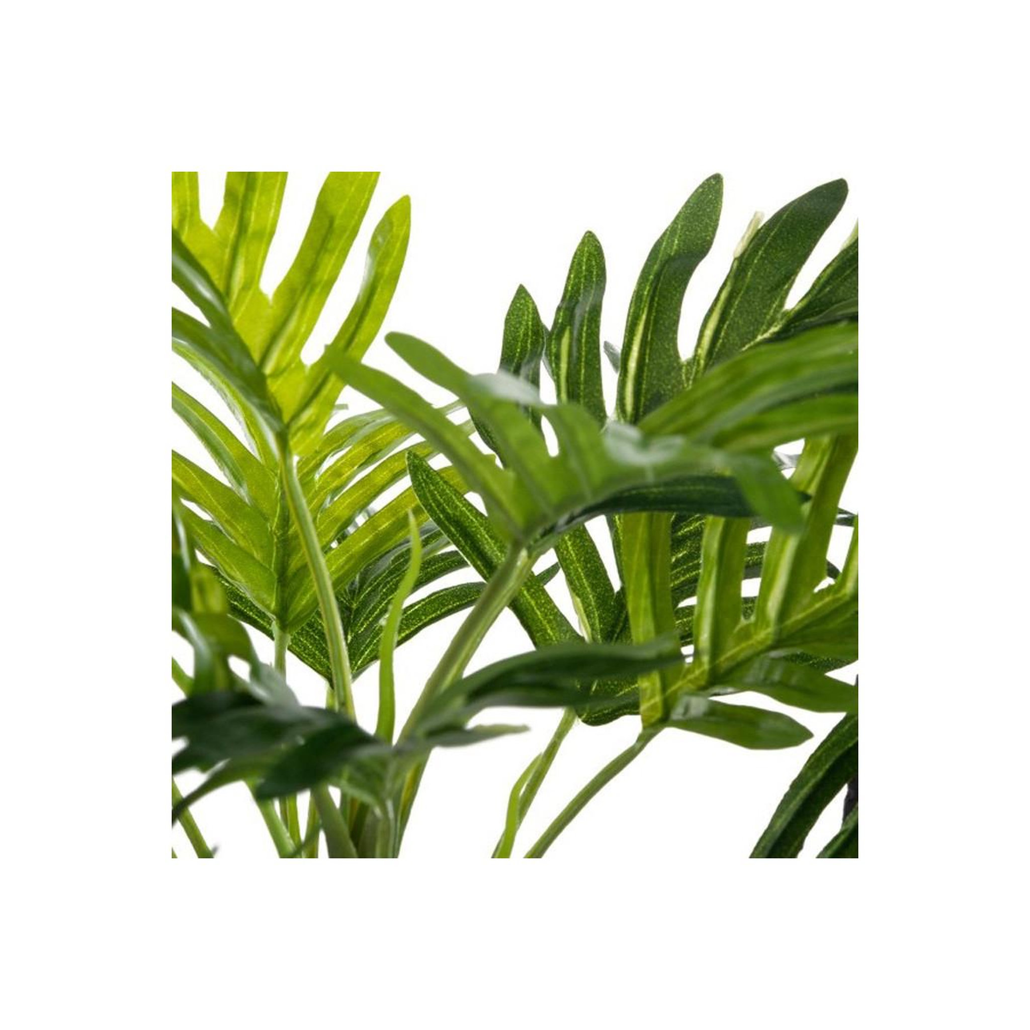 Voir la diapositive 2 : ATMOSPHERA Plante artificielle en pot  palmier  28cm vert