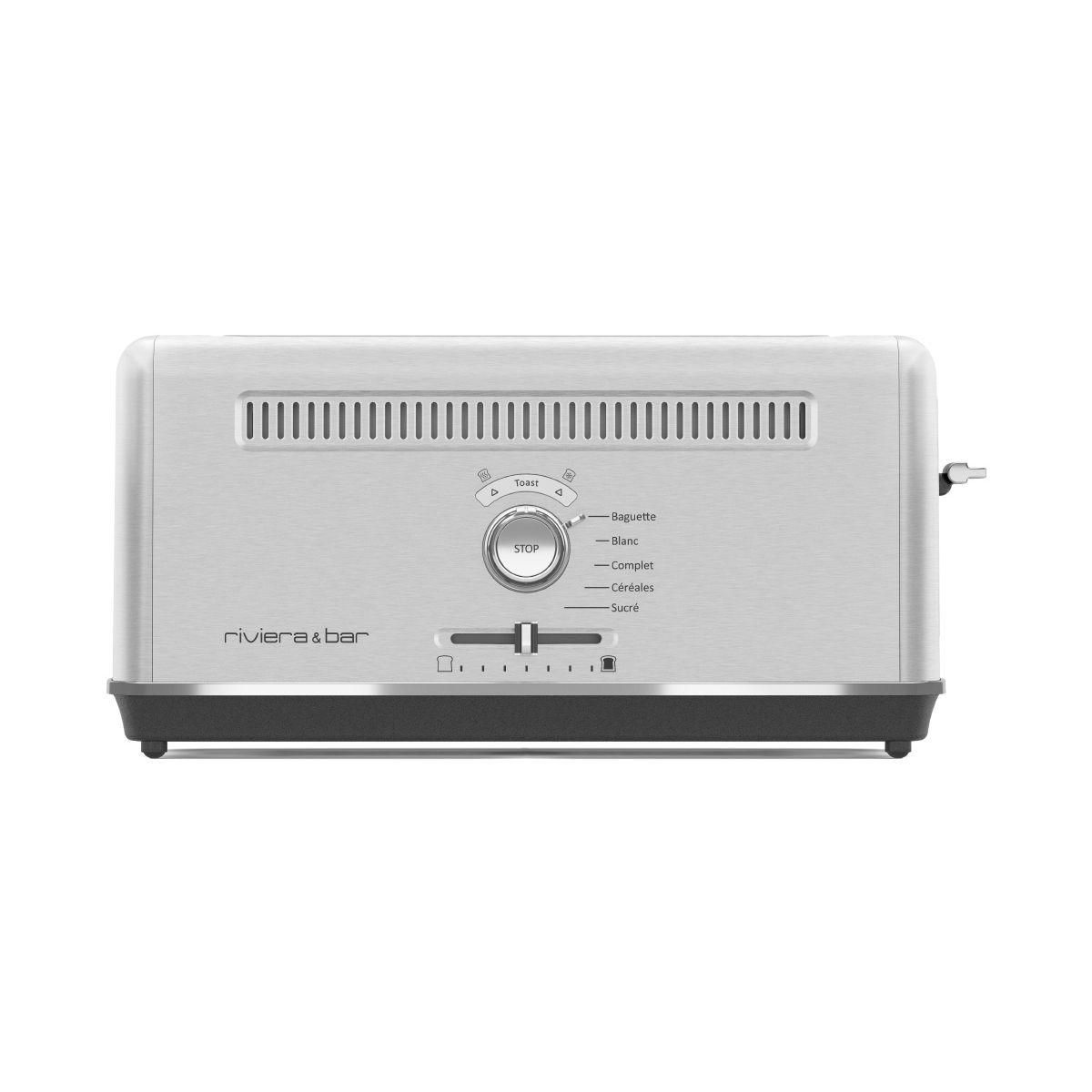 Riviera & Bar Grille-pain QGP660 Expert fente extra-longue