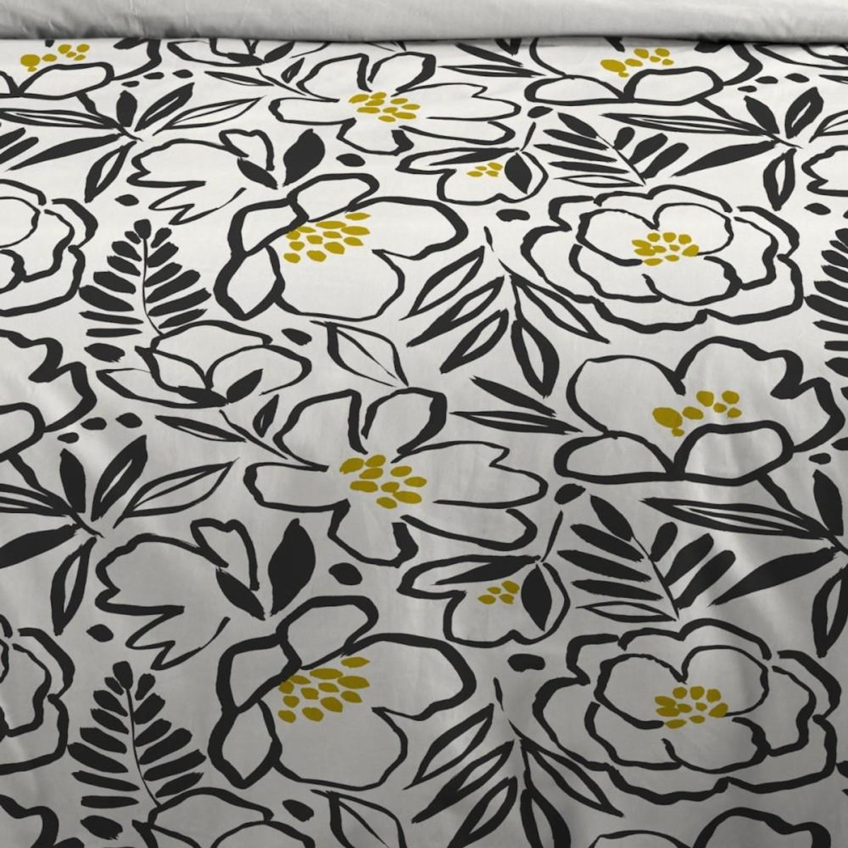 STOF Housse de couette 260x240 finition rabat + 2 taies coton 57 fils