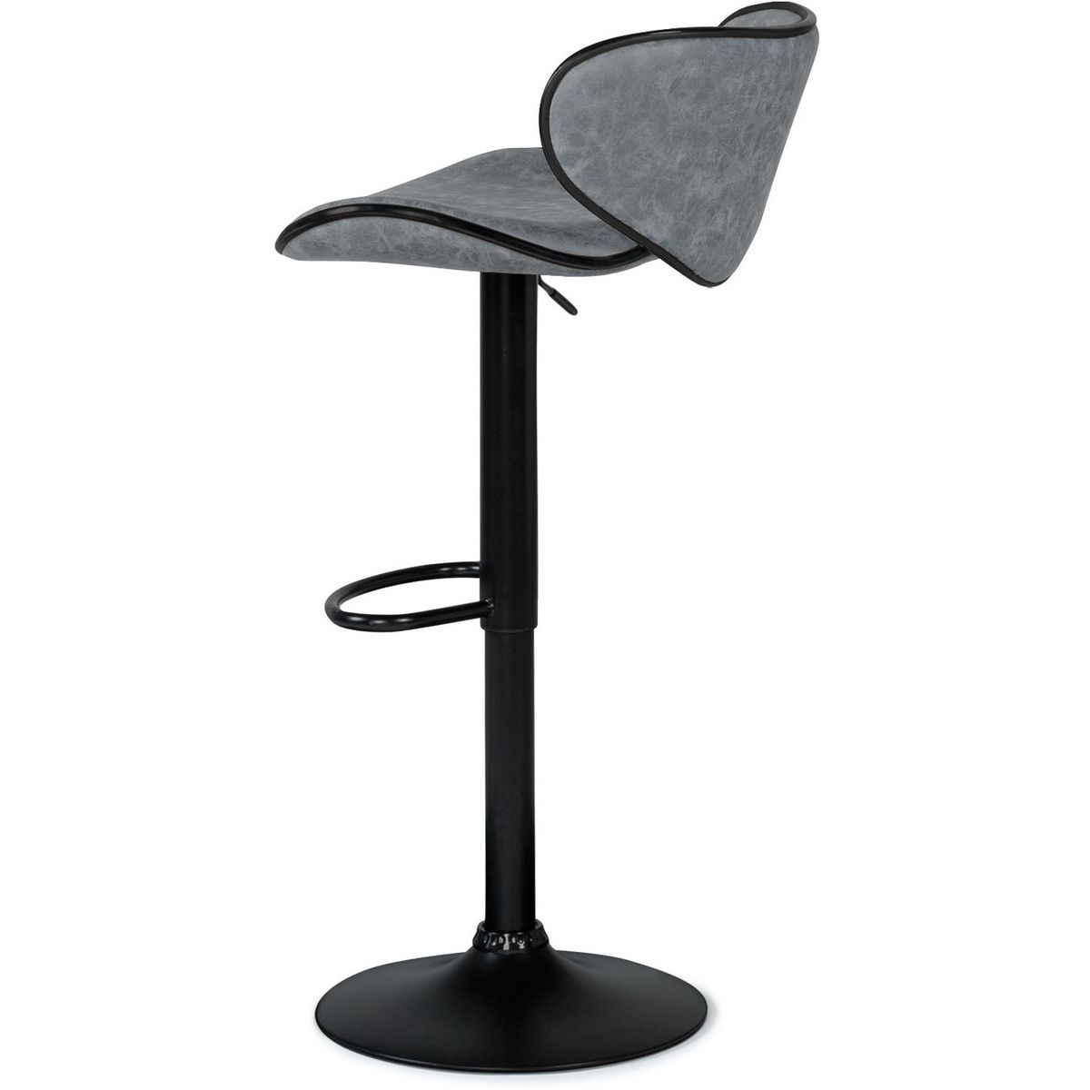 Lot de 2 tabourets de bar style vintage CLINT