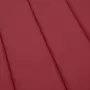 VIDAXL Coussin de chaise longue rouge bordeaux 186x58x3cm tissu oxford