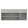 Voir la diapositive 5 : VIDAXL Banc a chaussures Gris beton 105x30x45 cm Bois d'ingenierie