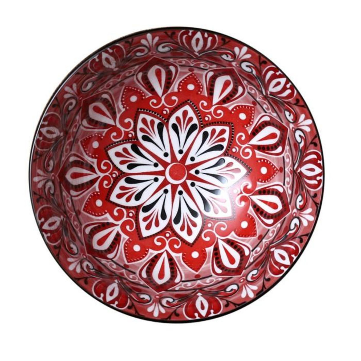Paris Prix Saladier en Porcelaine  Jaipur  21cm Rouge