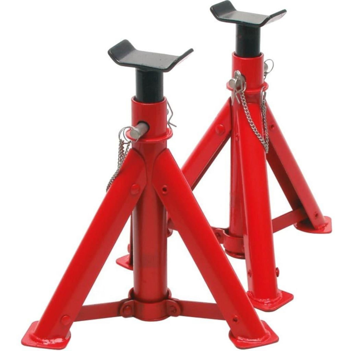 Carpoint Carpoint Cric de type rouleur et 2 supports d'essieu 2000 kg Rouge